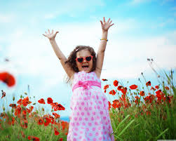 joyful girl